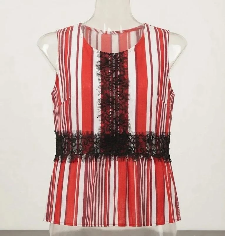 🌹 Blusa Peplum con Detalles de Encaje - Elegancia Natural 🌹 – photo 3
